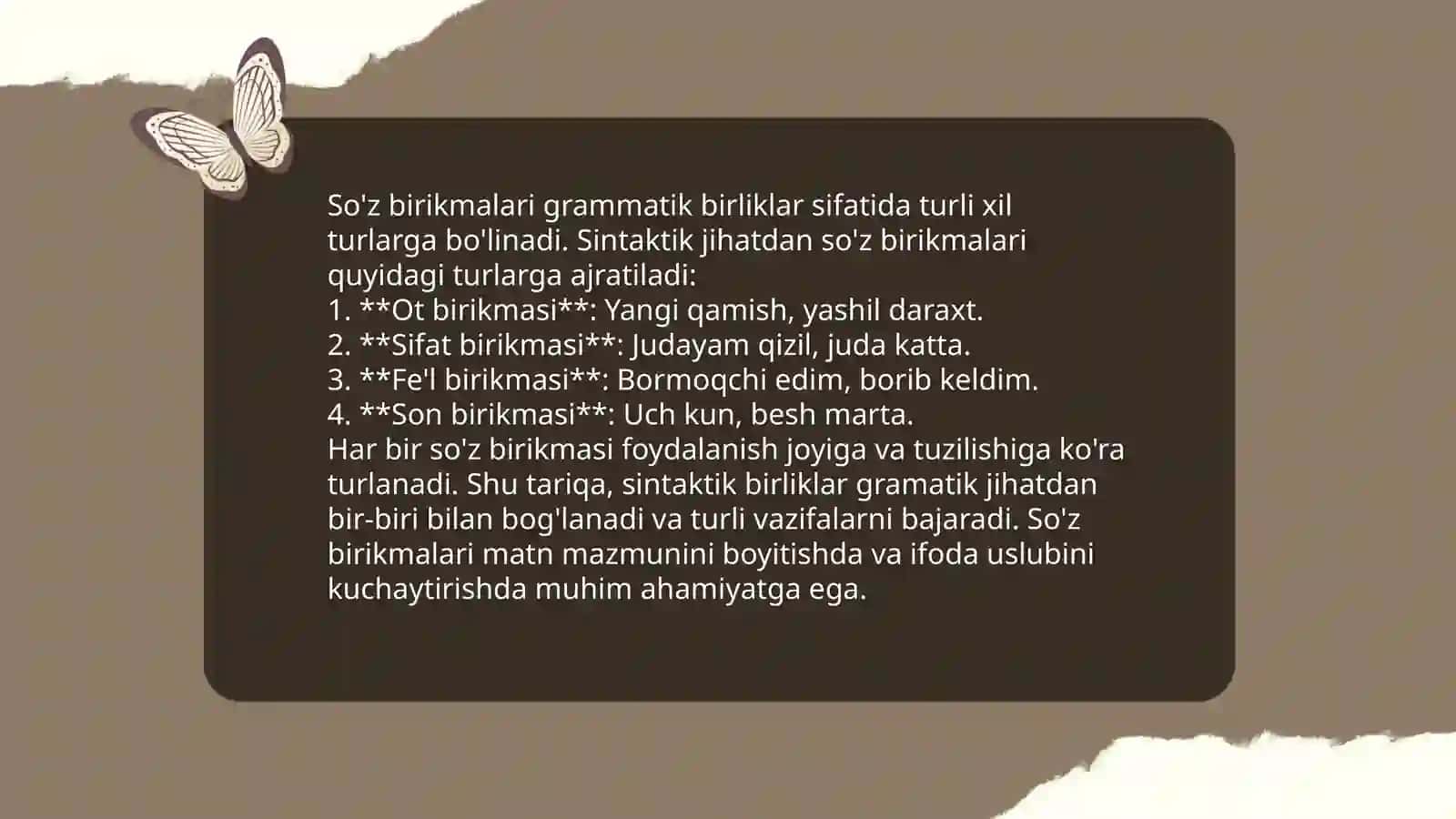 Syntaktik bog'lanish usullari 4