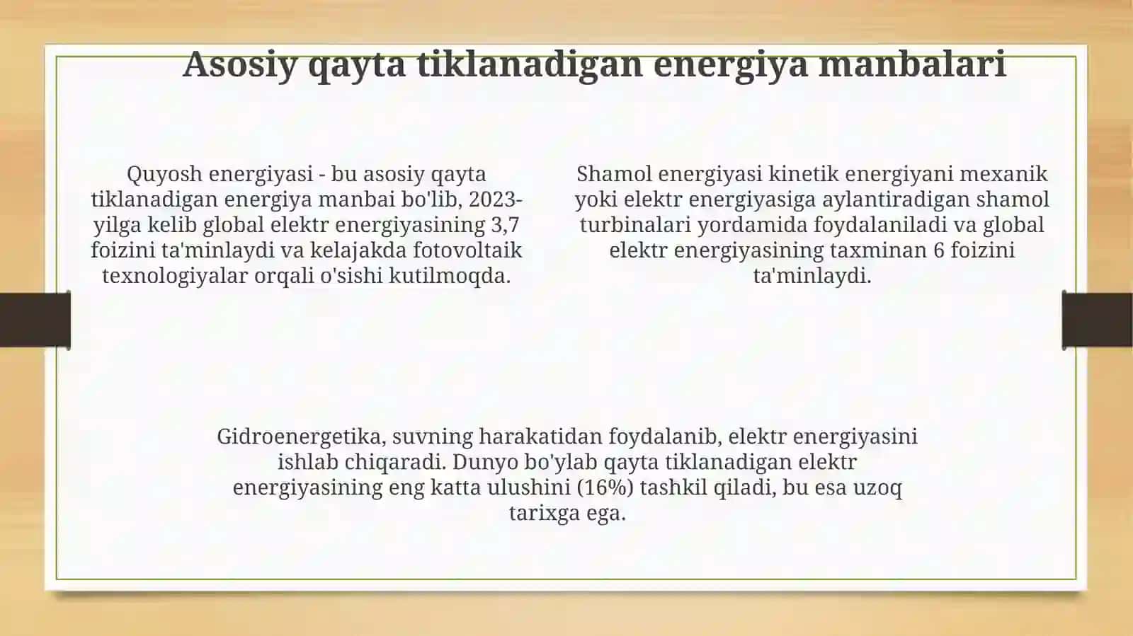 Muqobil energiya manbalaru 4