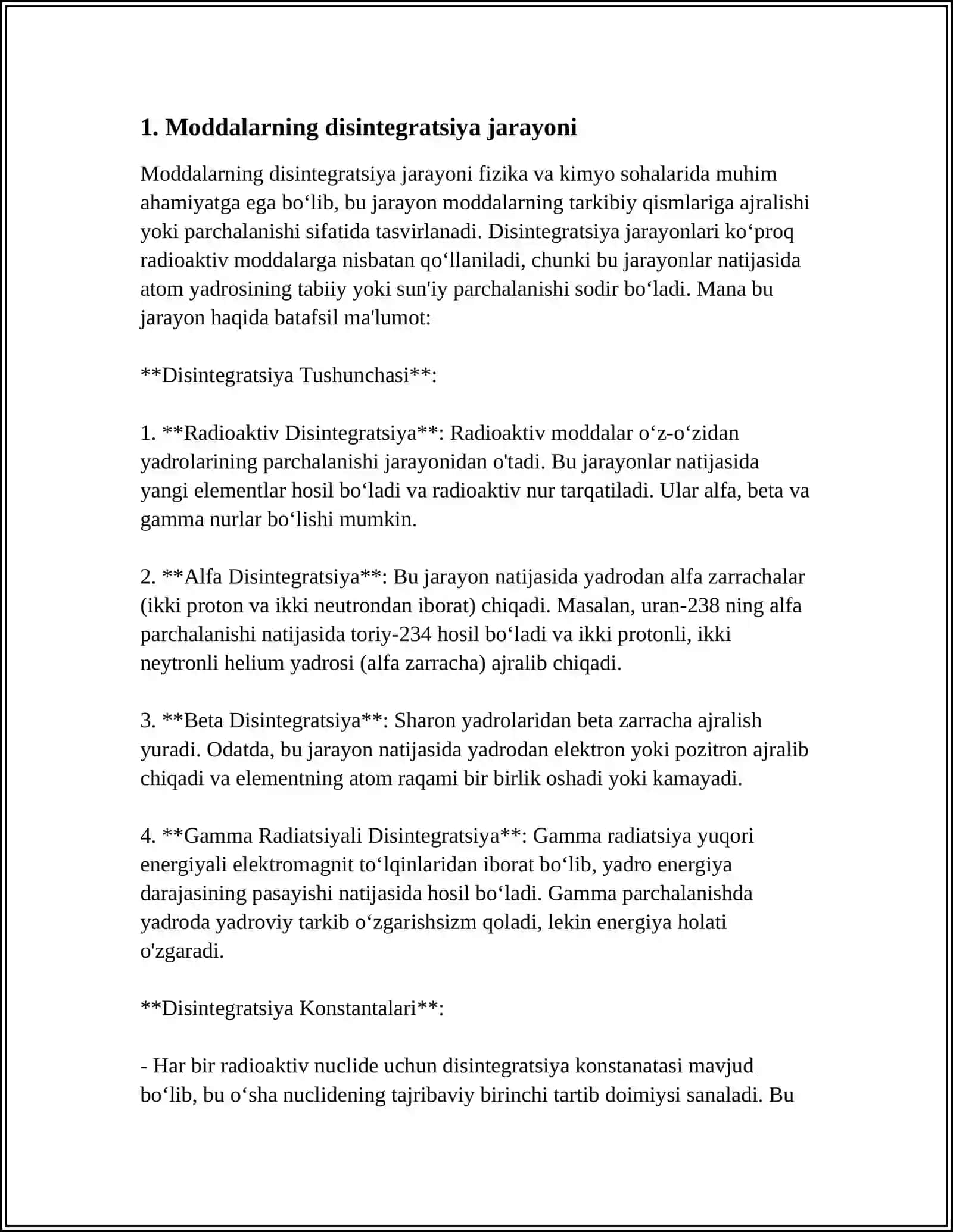 DISTRUKSIYANI TEZLATUVCHI VA SEKINLATUVCHI MODDALAR 4