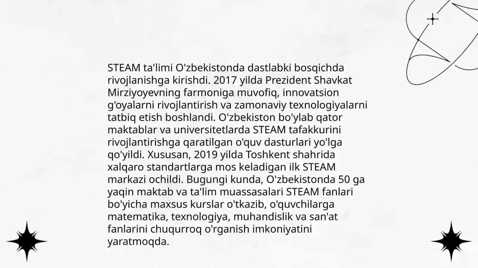 O'zbekistonda STEAM ta'limning rivojlanishi 4