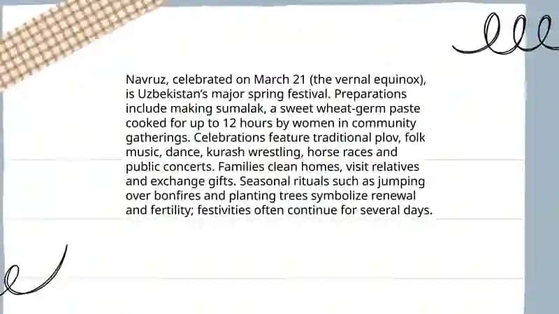 Culture and traditions of Uzbekistan 4