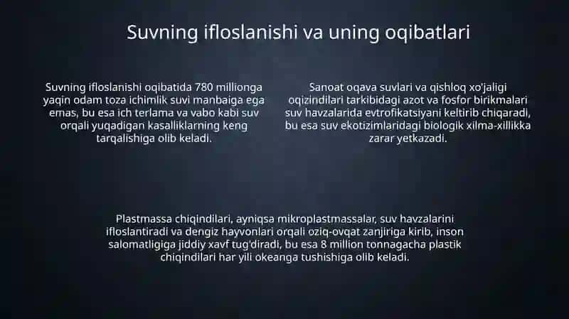 Suv tanqisligi 4