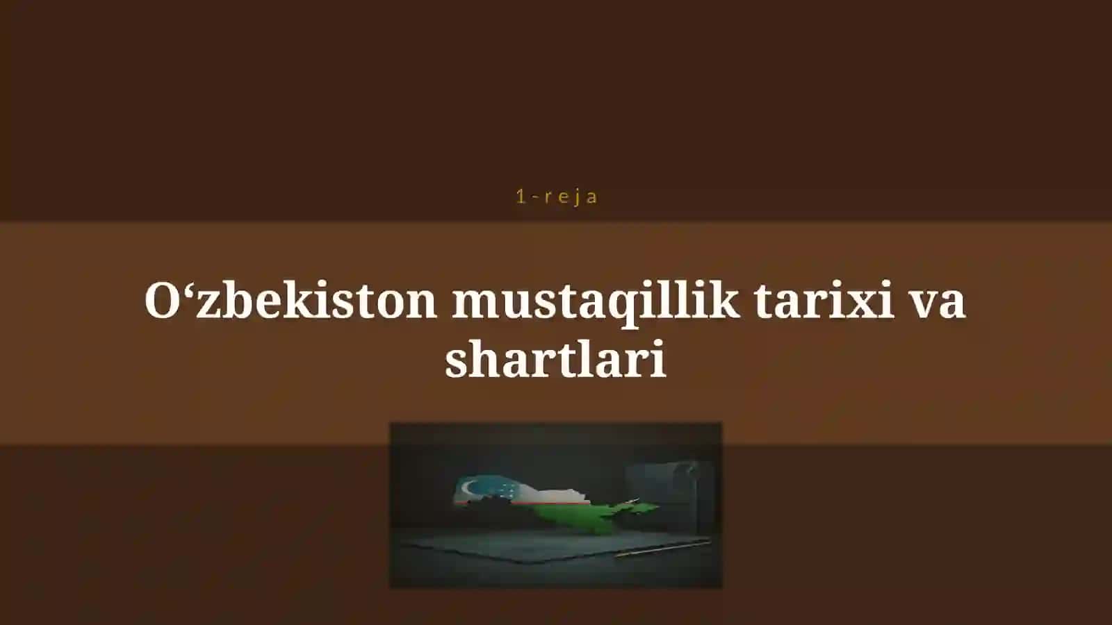 MUSTAQILLIKKA ERISHISH ARAFASIDA O`ZBEKISTONDAGI IJTIMOIY-SIYOSIY JARAYONLAR 4