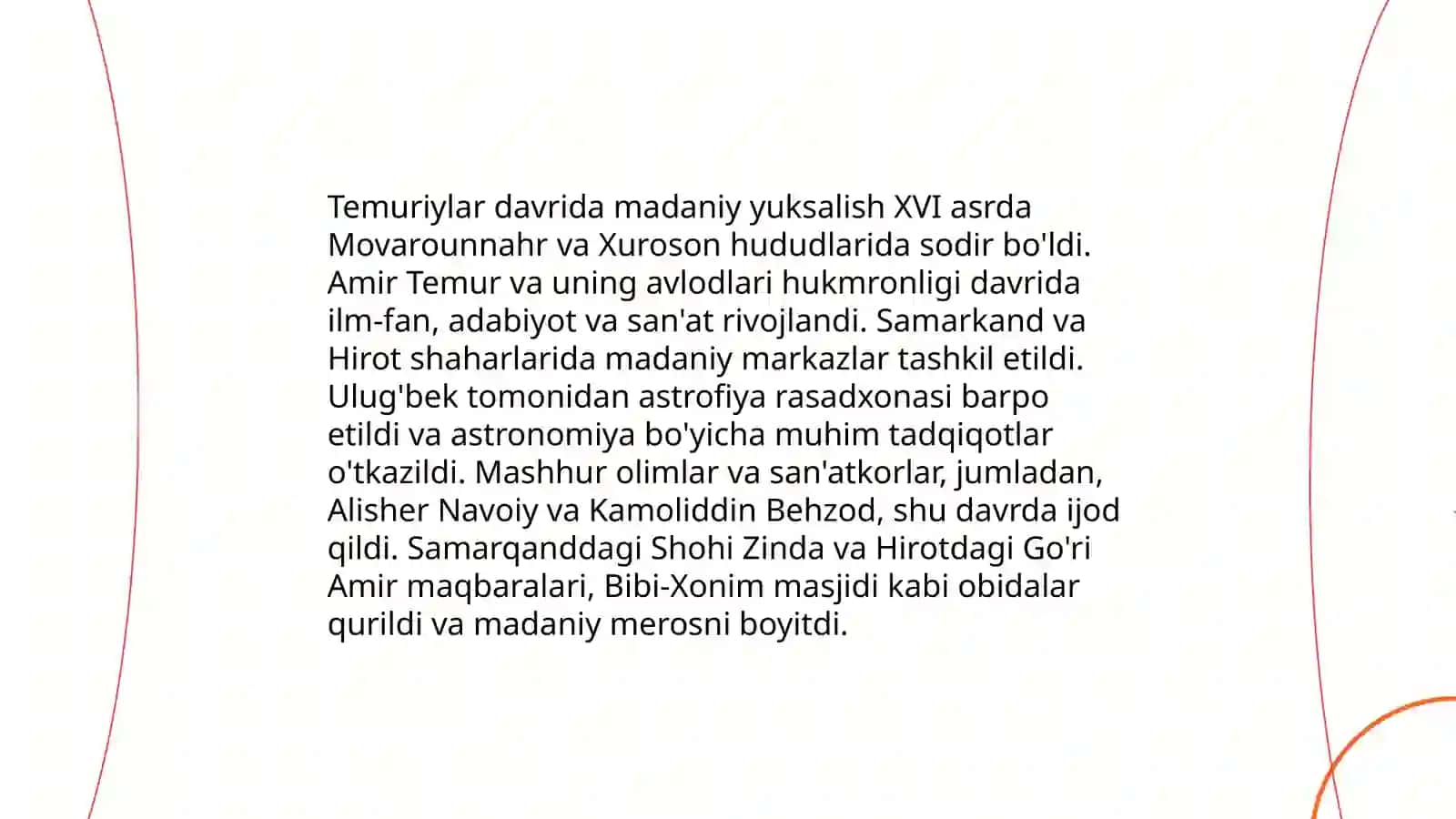 Temuriylar davrida maʼnaviy-maʼrifiy yuksalish 4