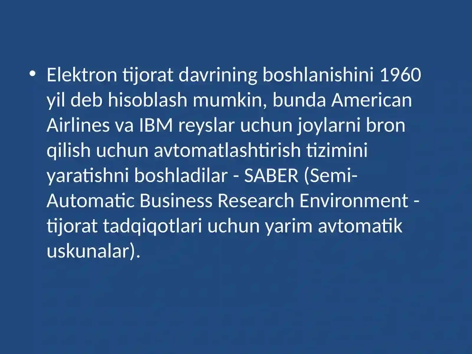 Elektrontijorat modellari 4