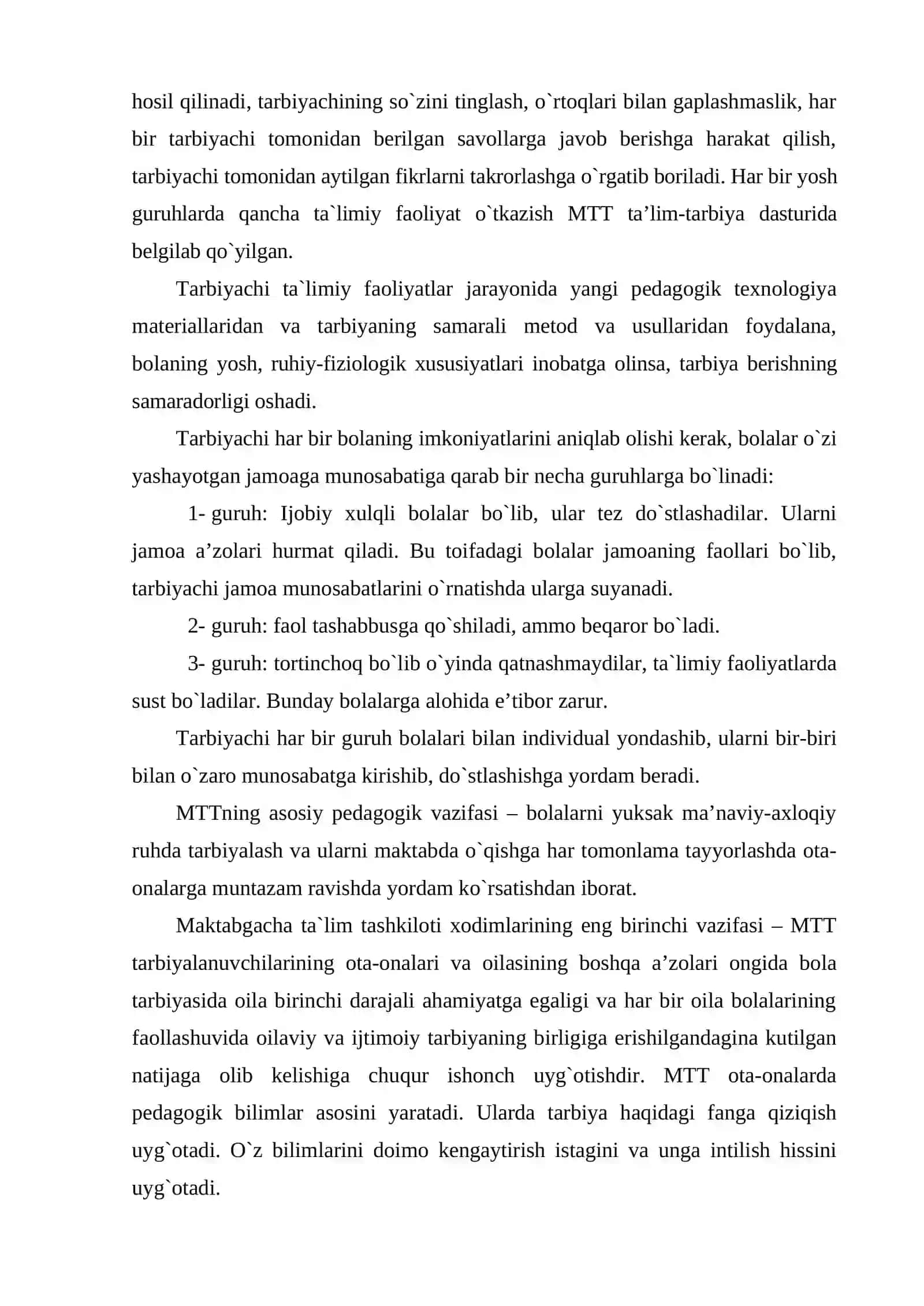 Maktabgacha ta’lim muassasasi, oila va maktab hamkorligi 4