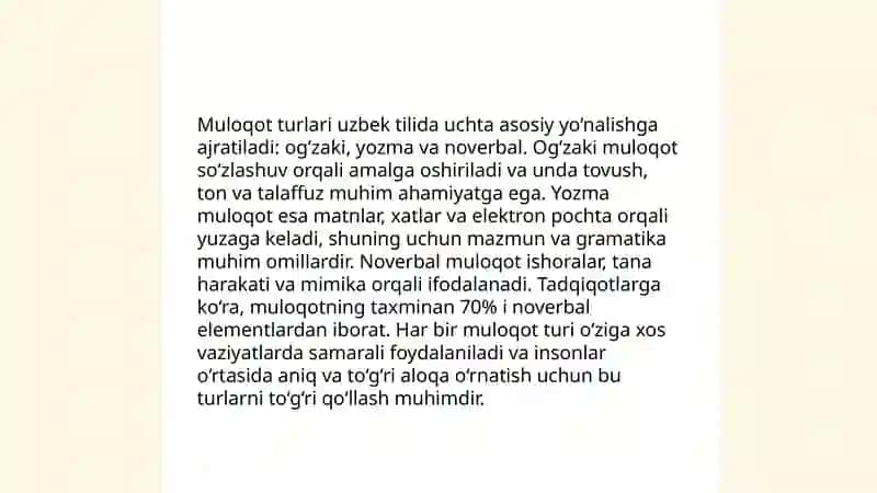 Muloqot va uni oʻrganish muammolari 4