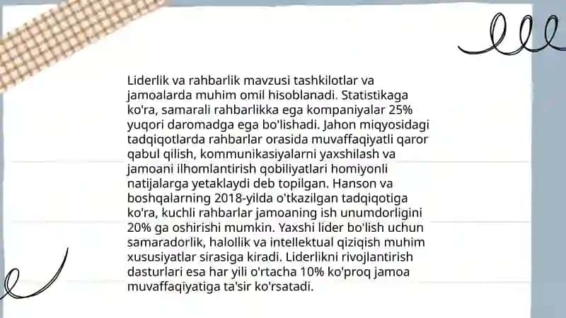 Kichik va katta guruhlar psixologiyasi 4