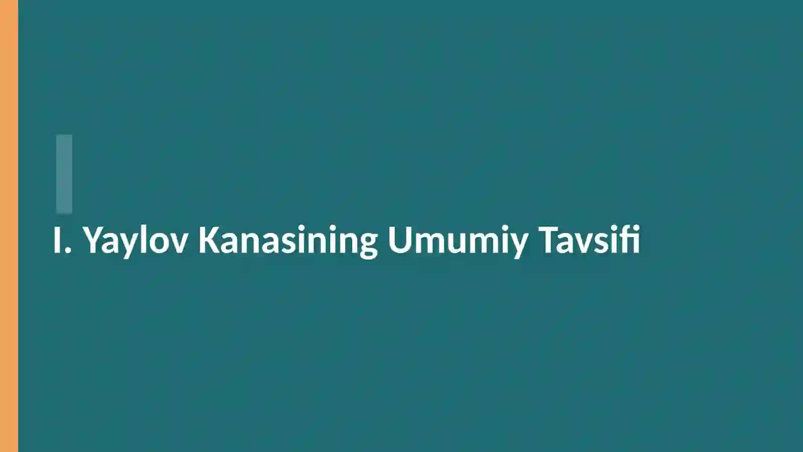 YAYLOV KANASI 4