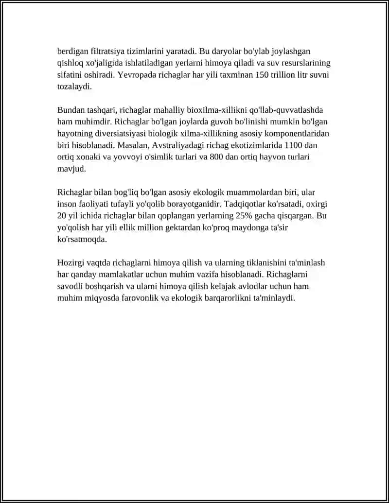 RICHAGLAR. KOʻCHAR VA KOʻCHMAS BULOKLAR 4