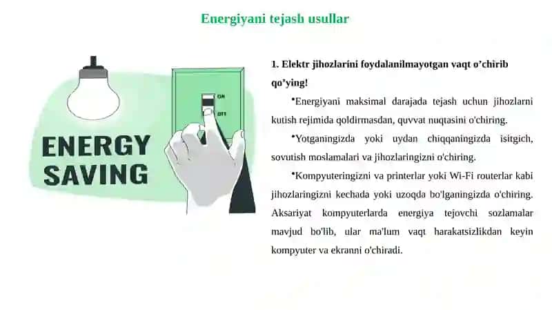 Yashil energiya nima? 4
