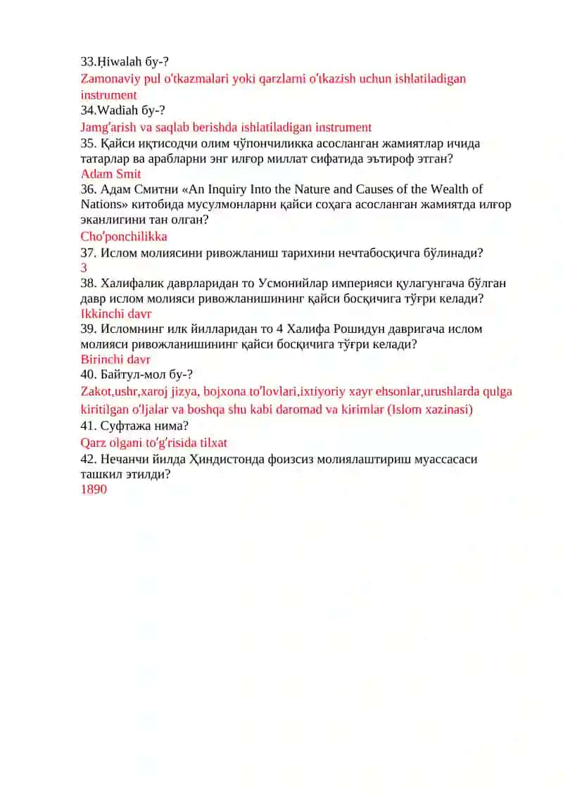ISLAMIC BANKING AND FINANCE 4