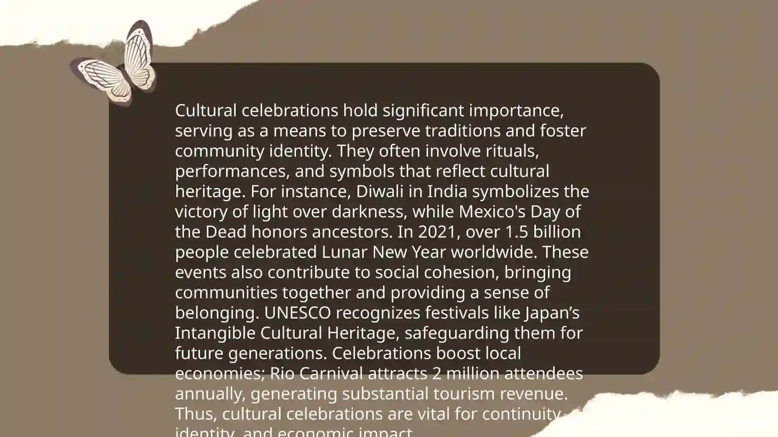History of Major World Festivals 4