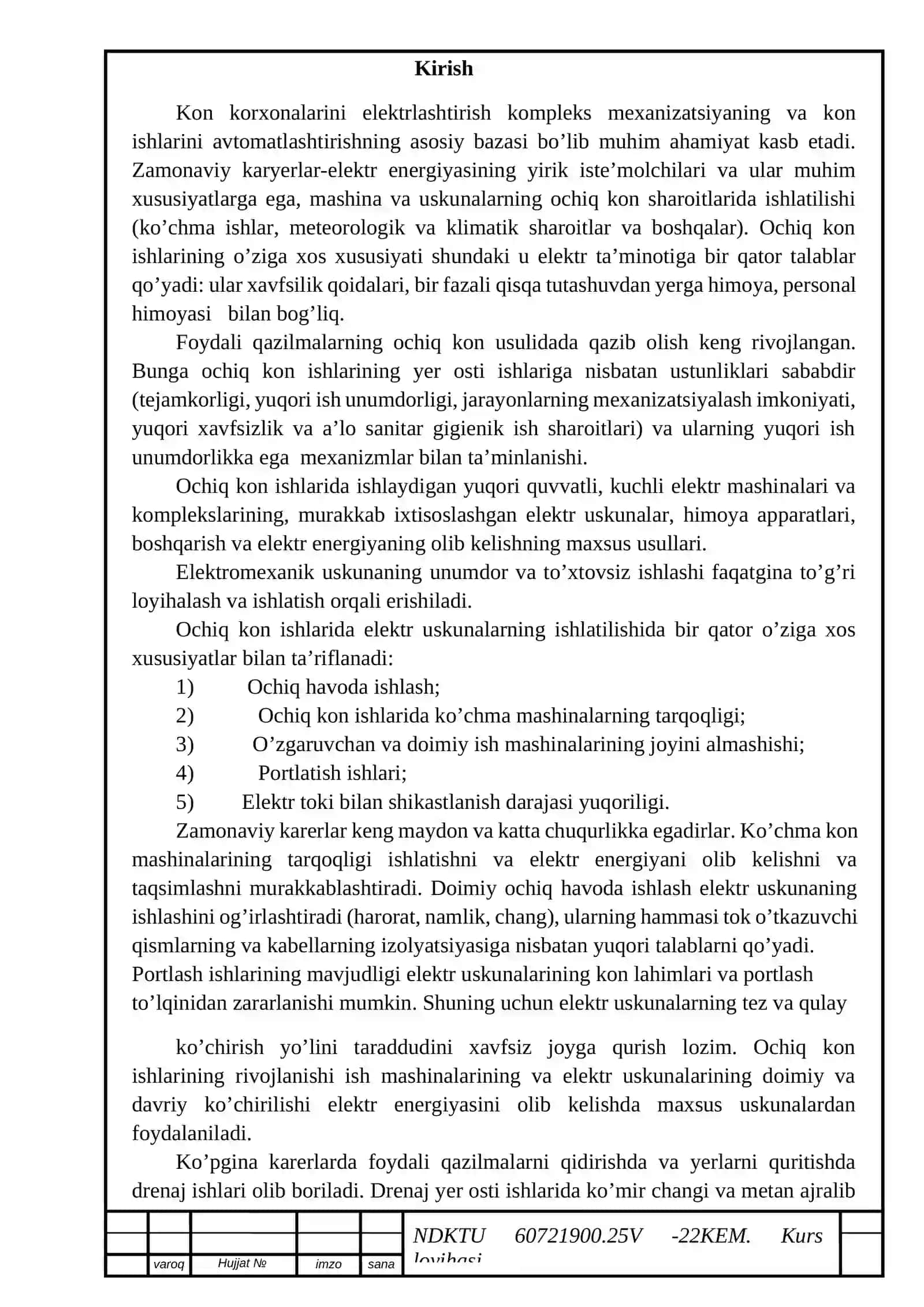 Kon korxonalarini elektrlashtirish 4