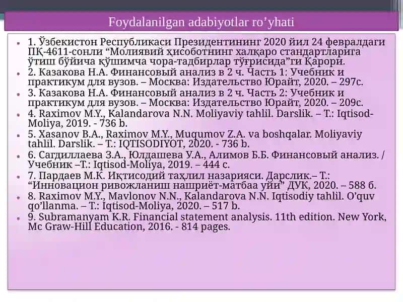 IQTISODIY TAHLIL 4