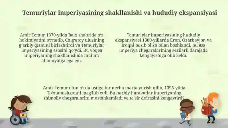 Amir Temur va uning chegaralari 4