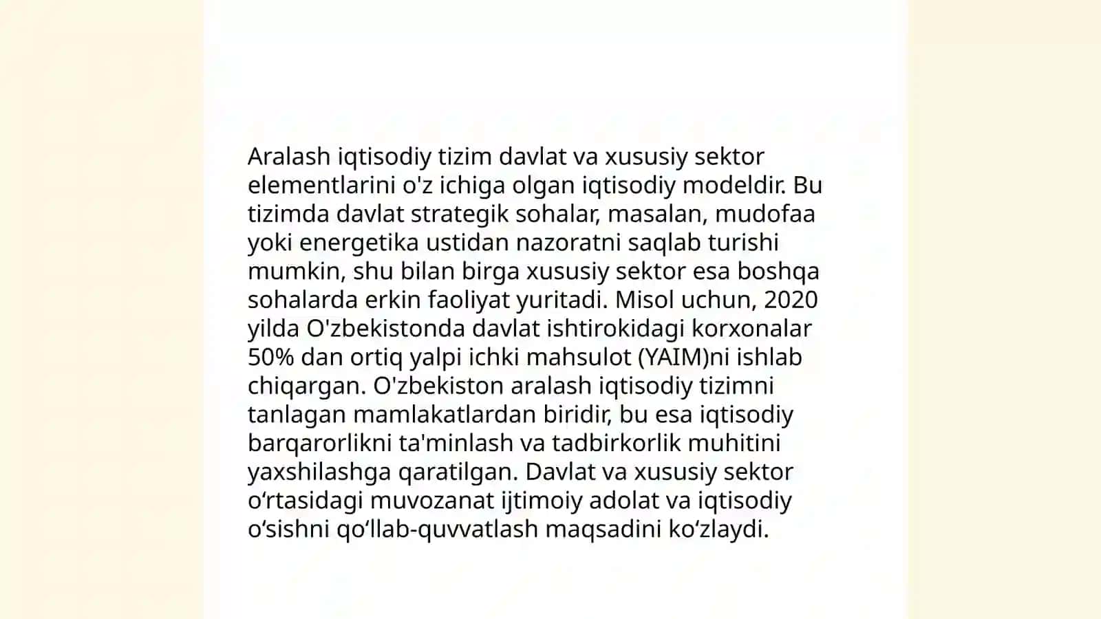 Iqtisodiy tizimlar 4