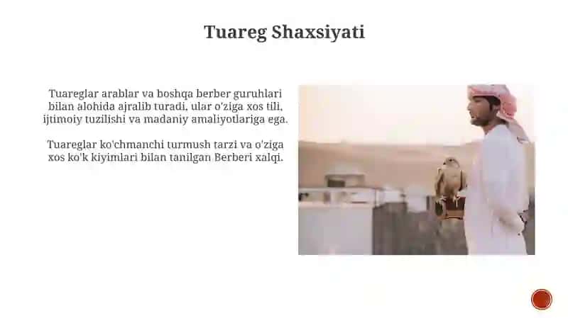 Arab Berber Tuareg xalqlariga tarif 4