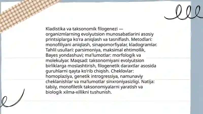 Ayrish tizimi filogenezi 4