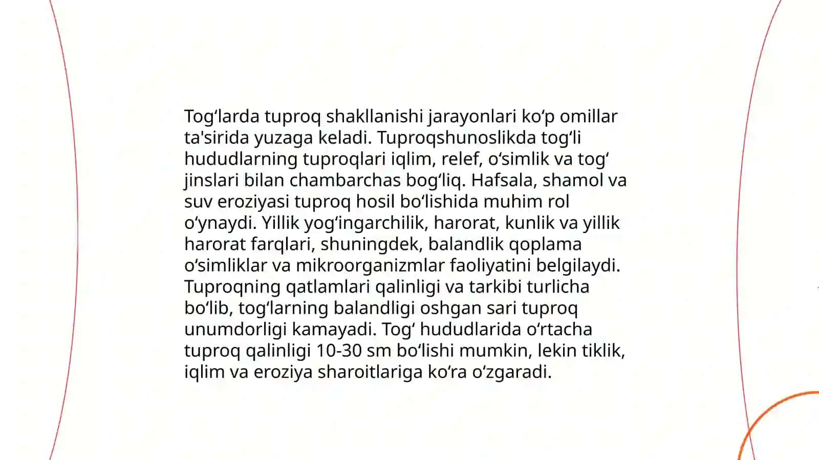 Tog‘li hududlar tuproqlar geografiyasi 4