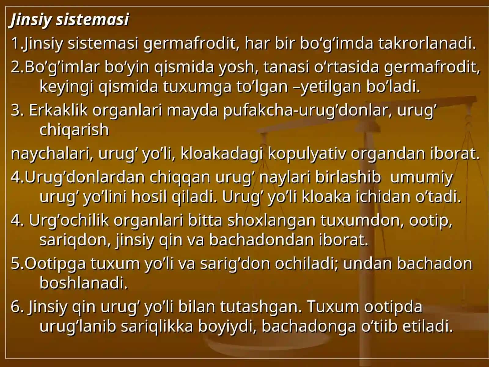 Tasmasimon chuvalchanglar umumiy tavsifi 4