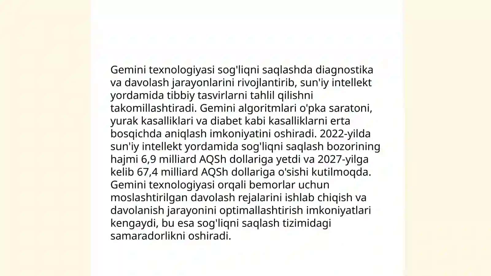 ChatGPT, Gemini, LLama3,Copilot generativ modellarini sohada qo'llash 4