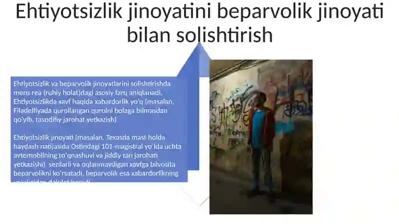Ehtiyotsizlik jinoyatlari 4