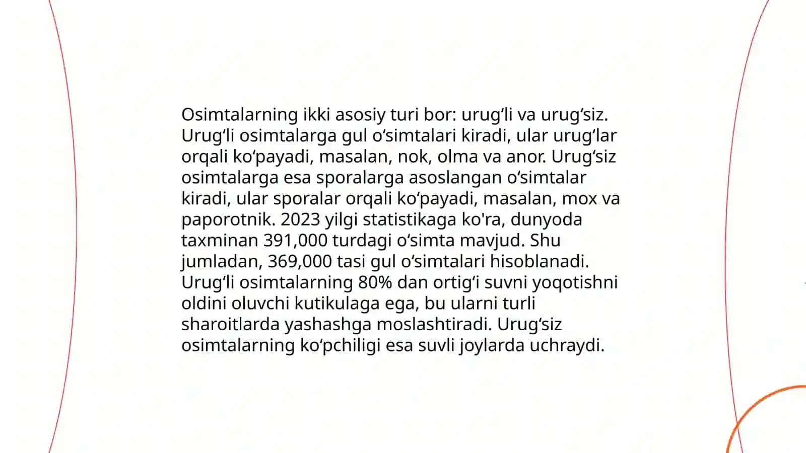 O'simtalar va ular tuzilishi 4