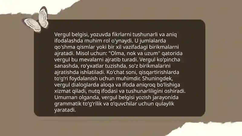 Kòp nuqta vergul belgilarining qòllanishi 4