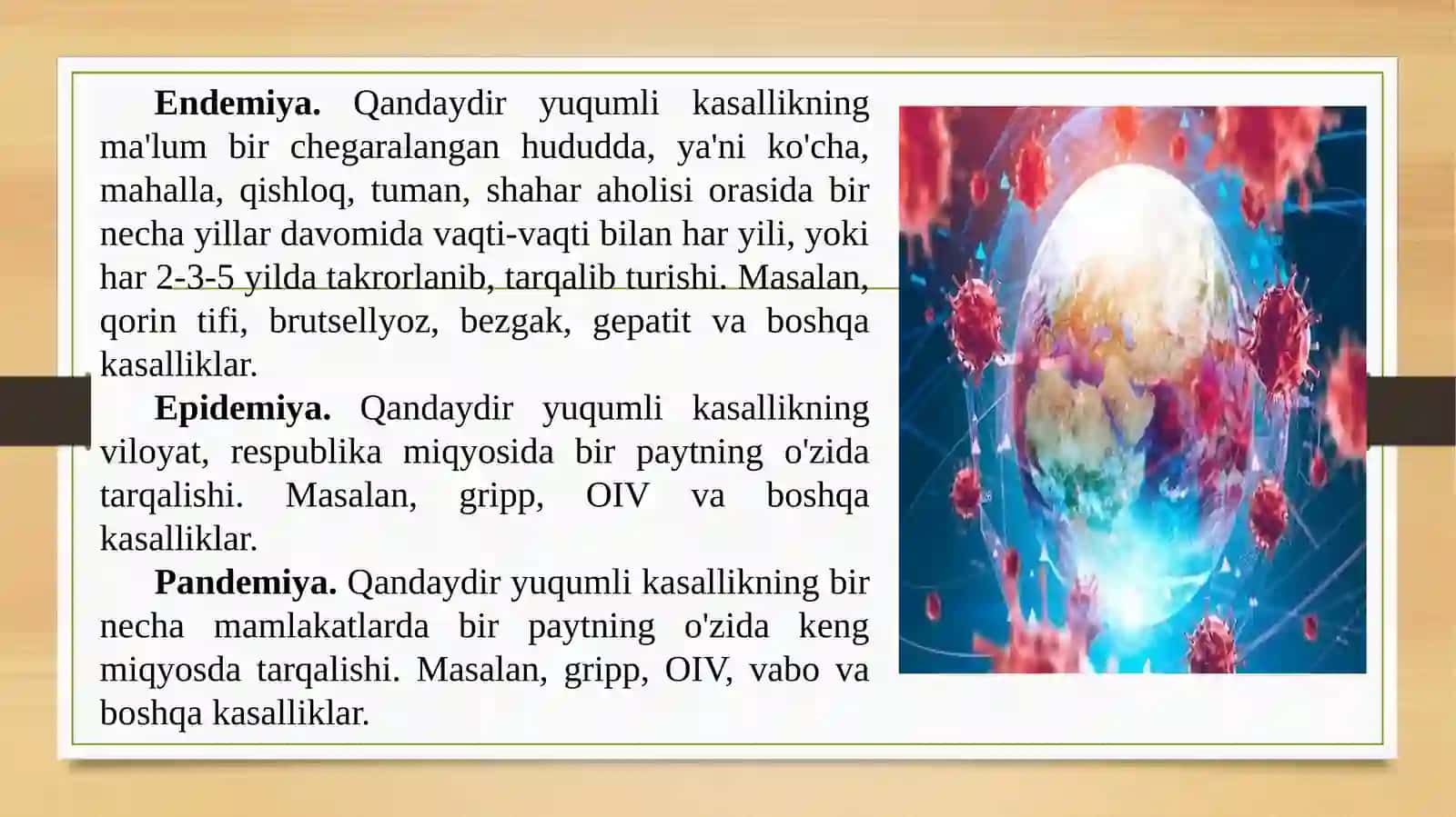 Yuqumlikasalliklar va vaularning oldini olish 4