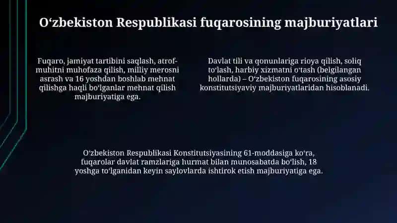 O'zbekiston Respublikasi Fuqaroligi 4