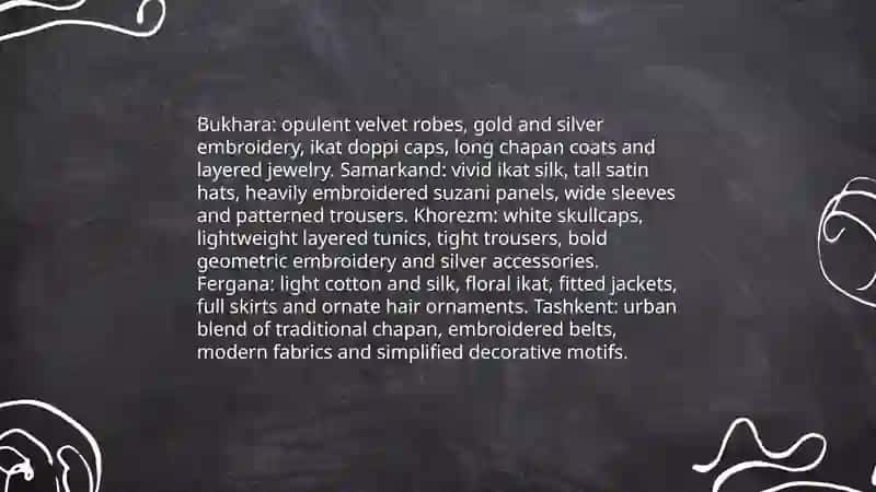 Uzbek national costumes 4