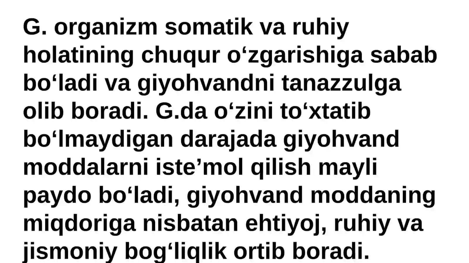 Giyohvandlik va asoratlari 4
