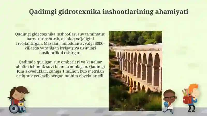 Qadimgi gidrotexnik inshootlar 4