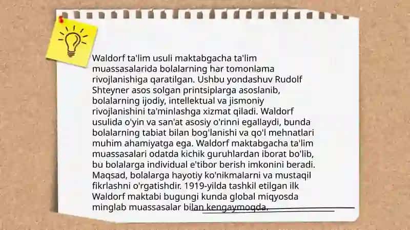 Mariya Montessori pedagogikasi 4