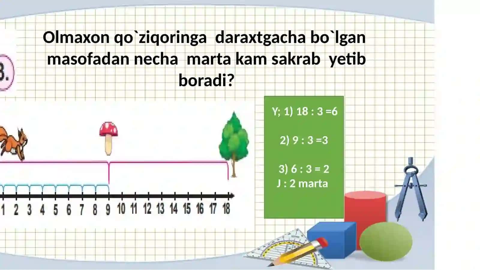 Ko`paytirish va bo`lishga doir masalalar 4