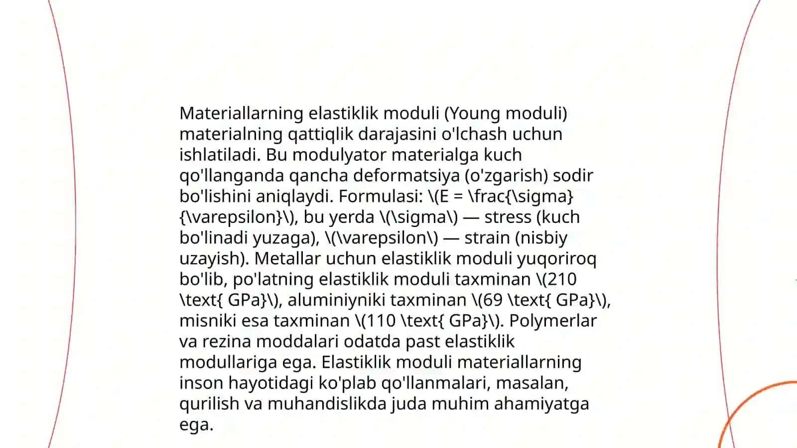 Egilish holatining nazariyasi 4