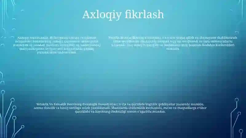 Yoshlik,Yetuklik Va Keksalik Davrining Psixalogik Xususiyatlari 4