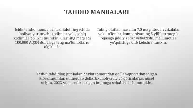 Tahdid tushunchasi va turlari 4