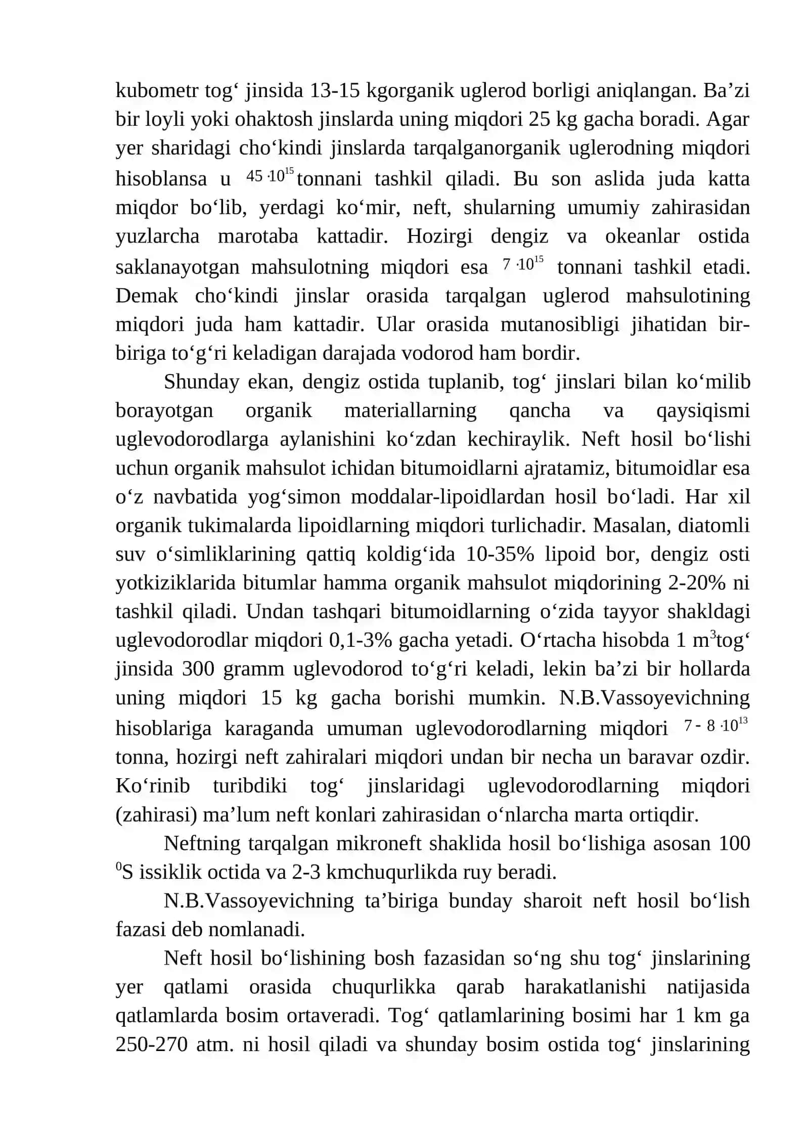 Neft va gaz hosil bо’lish nazariyalari 4