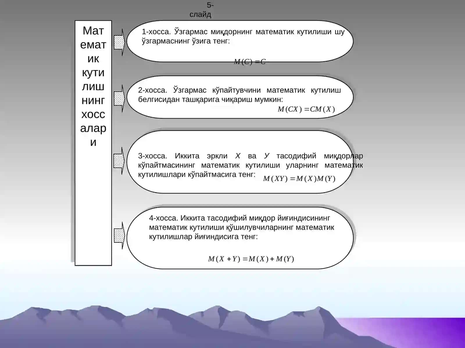 Асосий иқтисодий-статистик тушунчалар 4