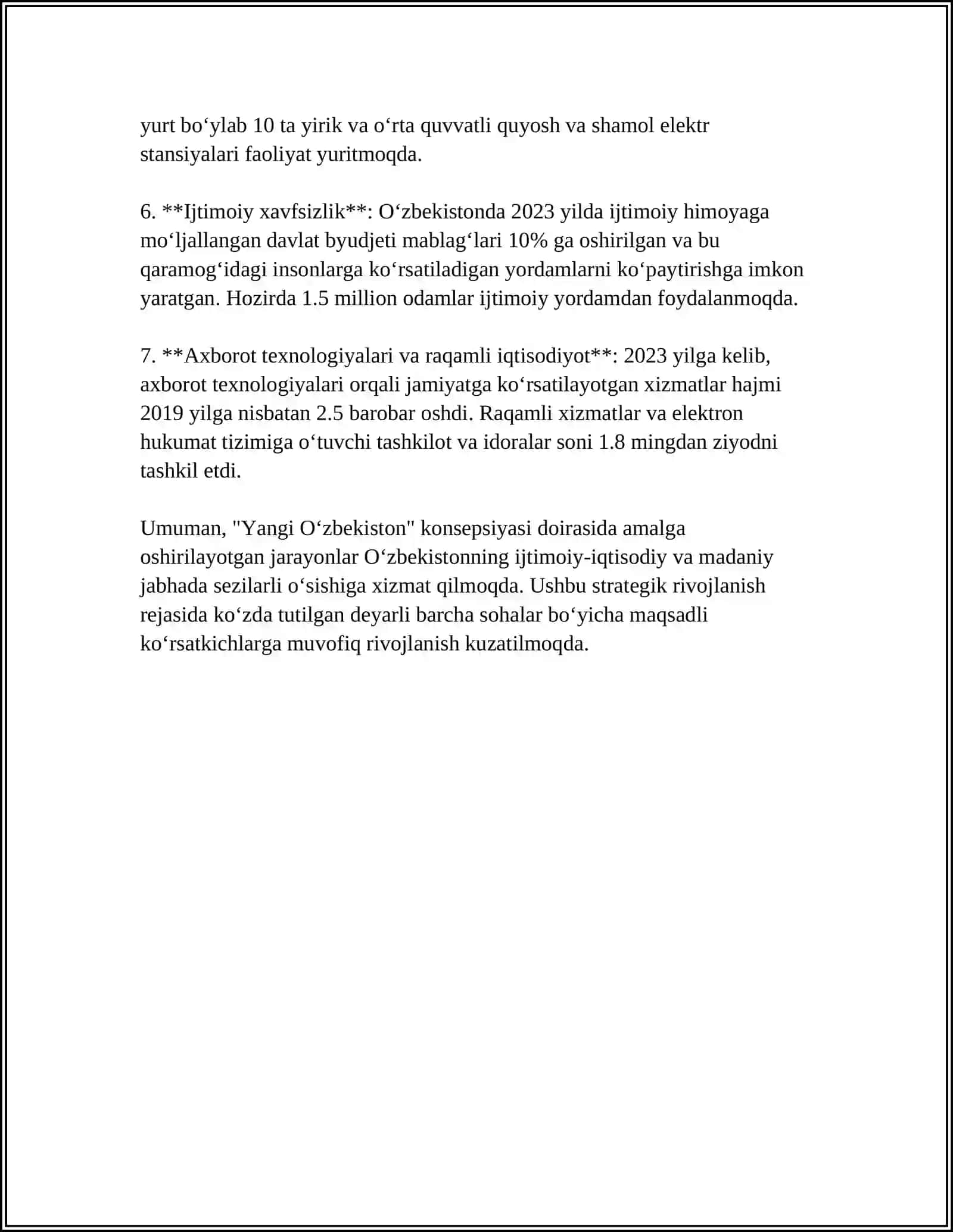 YANGI ÓZBEKISTON 4