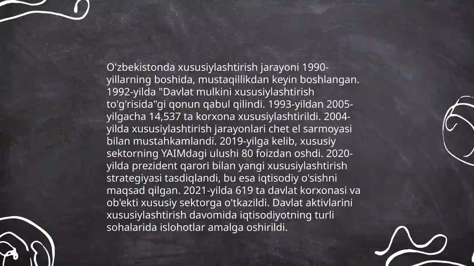 O'zbekistonning eng yangi tarixida bozor iqtisodiyoti 4