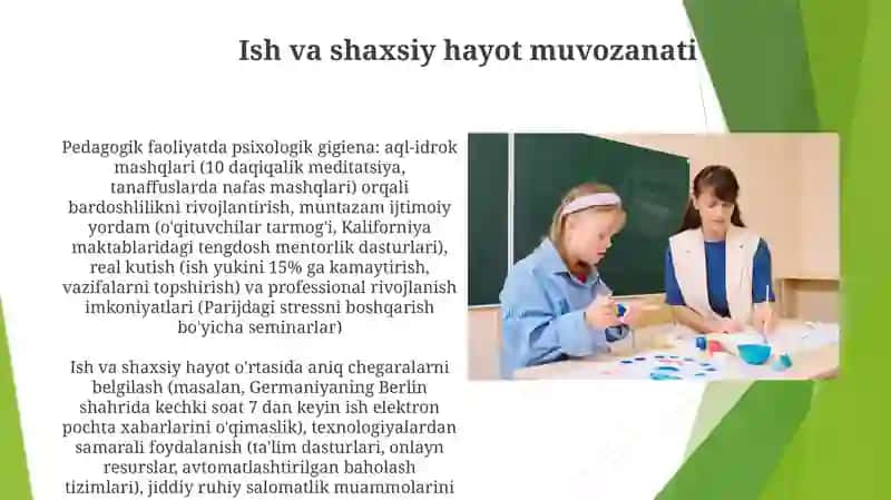 Pedagogik faoliyatning psixogigiyenasi 4