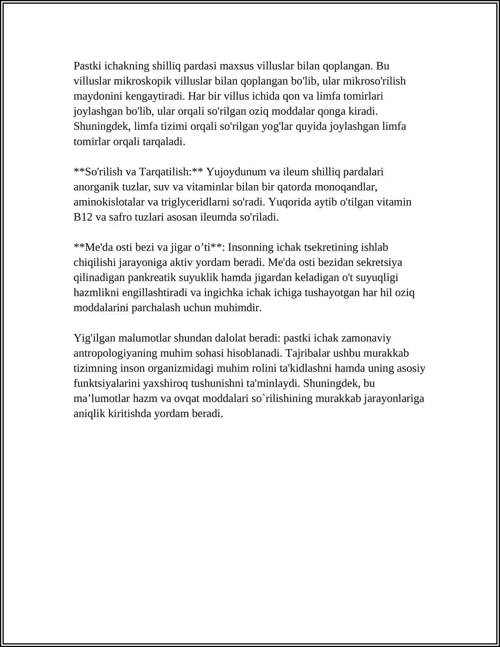 ODAM ORGANIZIMDA PASTKI ICHAKDA QISILISHLARI 4