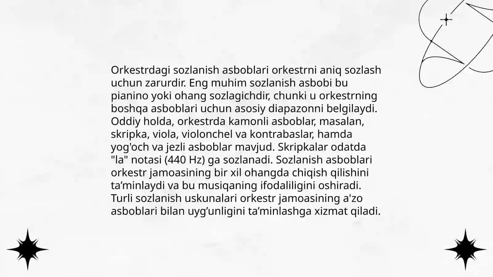 Orkestrning sozlanishi 4