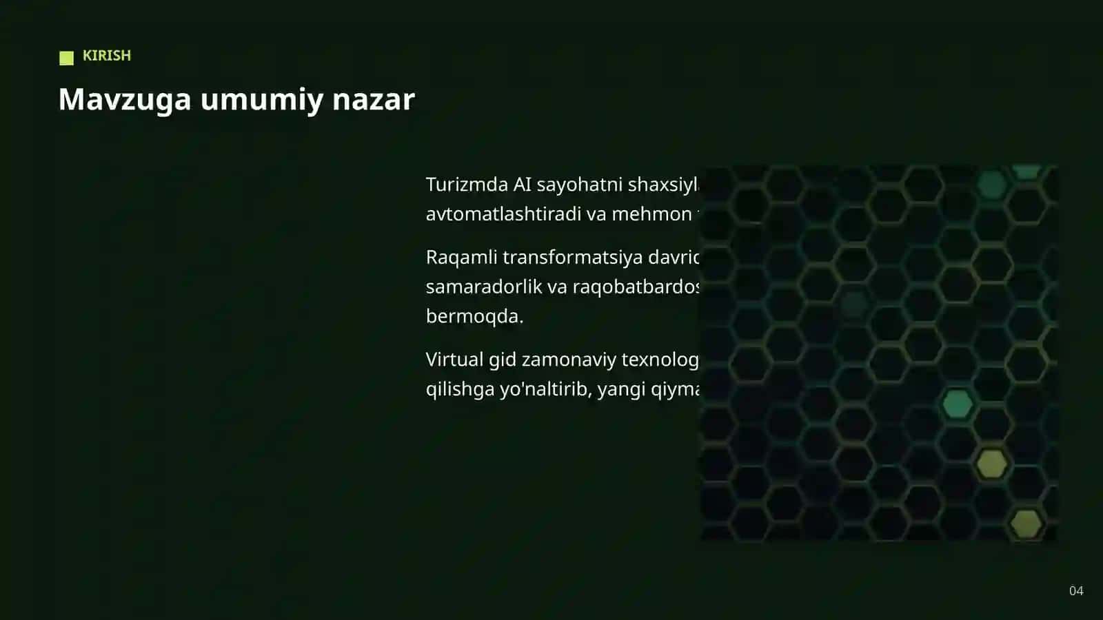 AI TURIZM VA MEHMONDO'STLIKDA 4