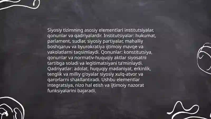 Siyosiy tizim tushunchasi va turlari 4