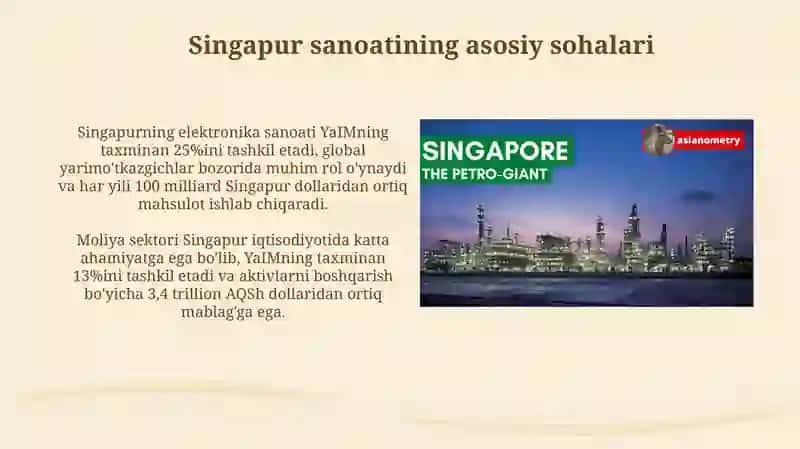 Singapur sanoati 4