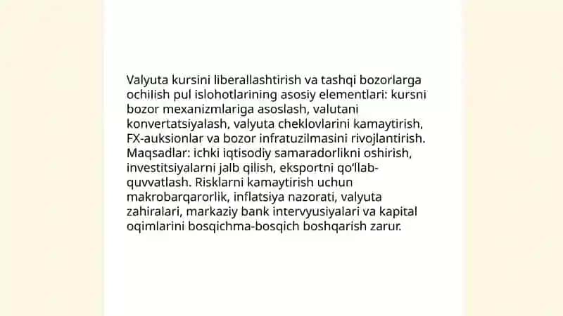 Pul islohotlari 4
